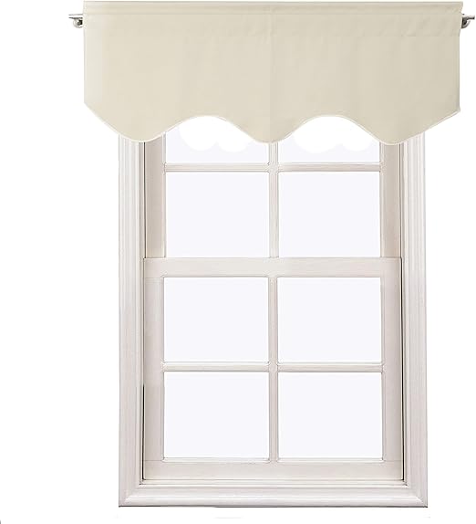 Amazon Com Aquazolax Window Treatments Curtain Valance Rod Pocket