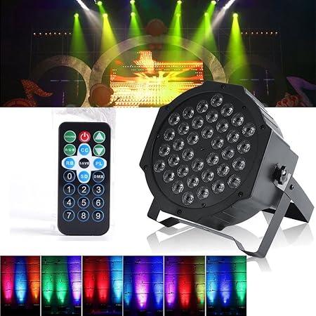 72w Led Buhnenbeleuchtung Dmx Buhne Licht Dj Disco Party Lichteffekt Amazon De Musikinstrumente