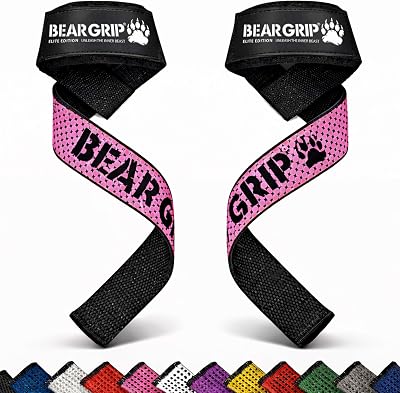 BEAR GRIP Straps Premium Neoprene Padded Heavy Duty 21 Inch