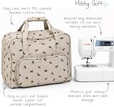 Hobby Gift Sewing Machine Bag Heavy Duty Padded Carry Case 20x44x38cm view 2