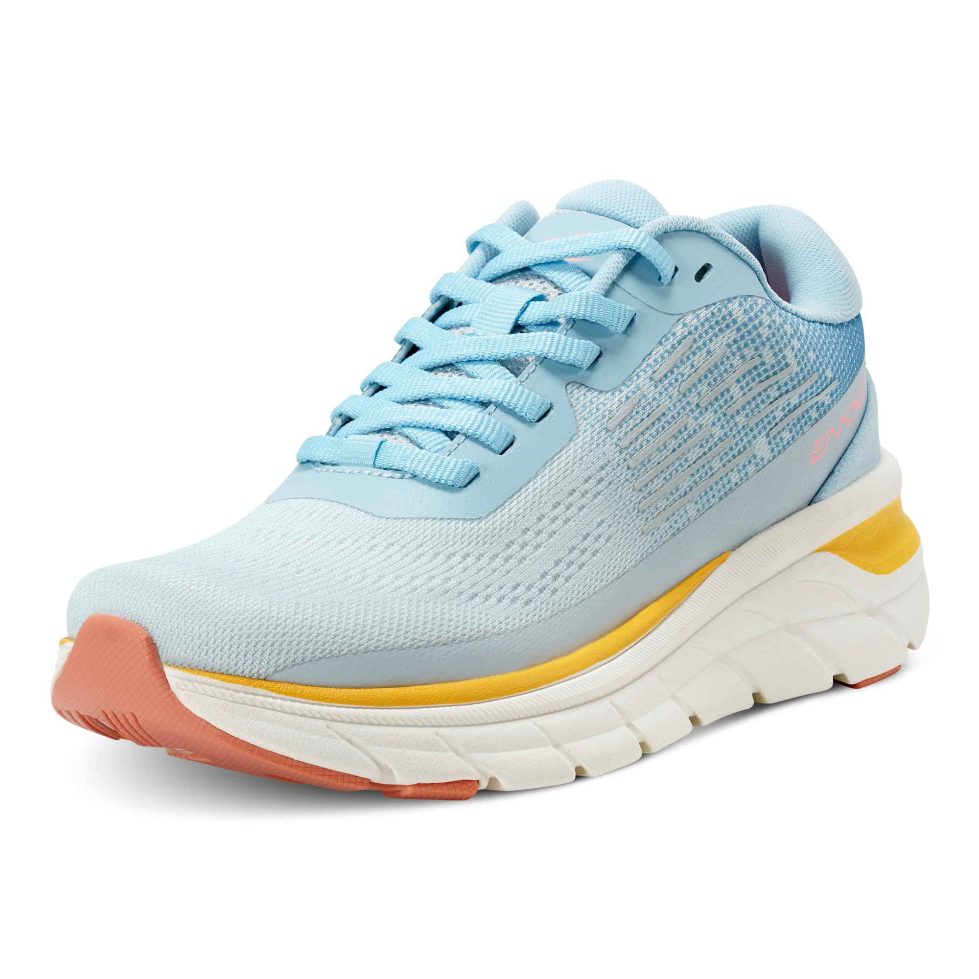 Easy Spirit Mel Women’s Sneaker, 6 C/D US, Light Blue-Ombre-Multi