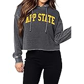 Chicka-d Women's Burnout Cropped Hoodie