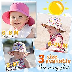 Baby Sun Hat Kids Summer UPF 50+ Toddler Bucket Hat