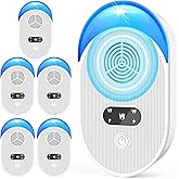 2026 Upgraded Indoor Ultrasonic Pest Repellent Insect Repeller, Pest Control, Repellent Roach, Mouse, Bugs, Mosquito, Mice, Spider, Ant, Rodent Repellent Ultrasonic Plug in, 6 Packs