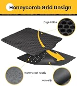 Conlun Cat Litter Mat 58x42cm Honeycomb Double Layer Waterproof Non-Slip view 2