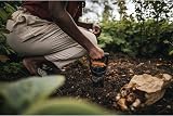 Fiskars Solid Flower Bulb Planter 24 cm FiberComp Black Orange view 5