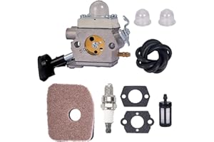 Mikatesi Carburetor Carb Fits for Stihl BG56 BG56C Blower Replace for Zama C1M-S260B C1M-S260 4241-120-0615 4241-120-0622 4241-120-0632 4214 120 1800 with Air Filter Fuel Line Spark Plug Kit