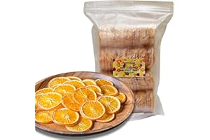 TXDYNLLK Dried Orange Slices 17.6oz(500g) Dehydrated Oranges for Vibrant Cocktails, Festive Christmas Decor, Aromatic Candles, Creative Crafts-Citrus Wheels Perfect for Flavorful Fruit Tea