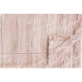 Minky Couture Sorbet Blanket - Ultra-Soft Throw for Silky Smooth Comfort - Premium Decorative Throw Blanket - Midweight, Breathable Fabric - Machine Washable Grande, Blush
