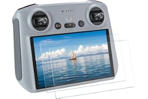 Skyreat 2-Pack Screen Protector for DJI Smart Controller/RC Pro,9H Hardness Anti-Scratch Tempered Glass for DJI Mini 4 pro/Mavic 3 Cine/Air 3 / Air 3s RC 2 Smart Controller (Antil-Scratch Film)