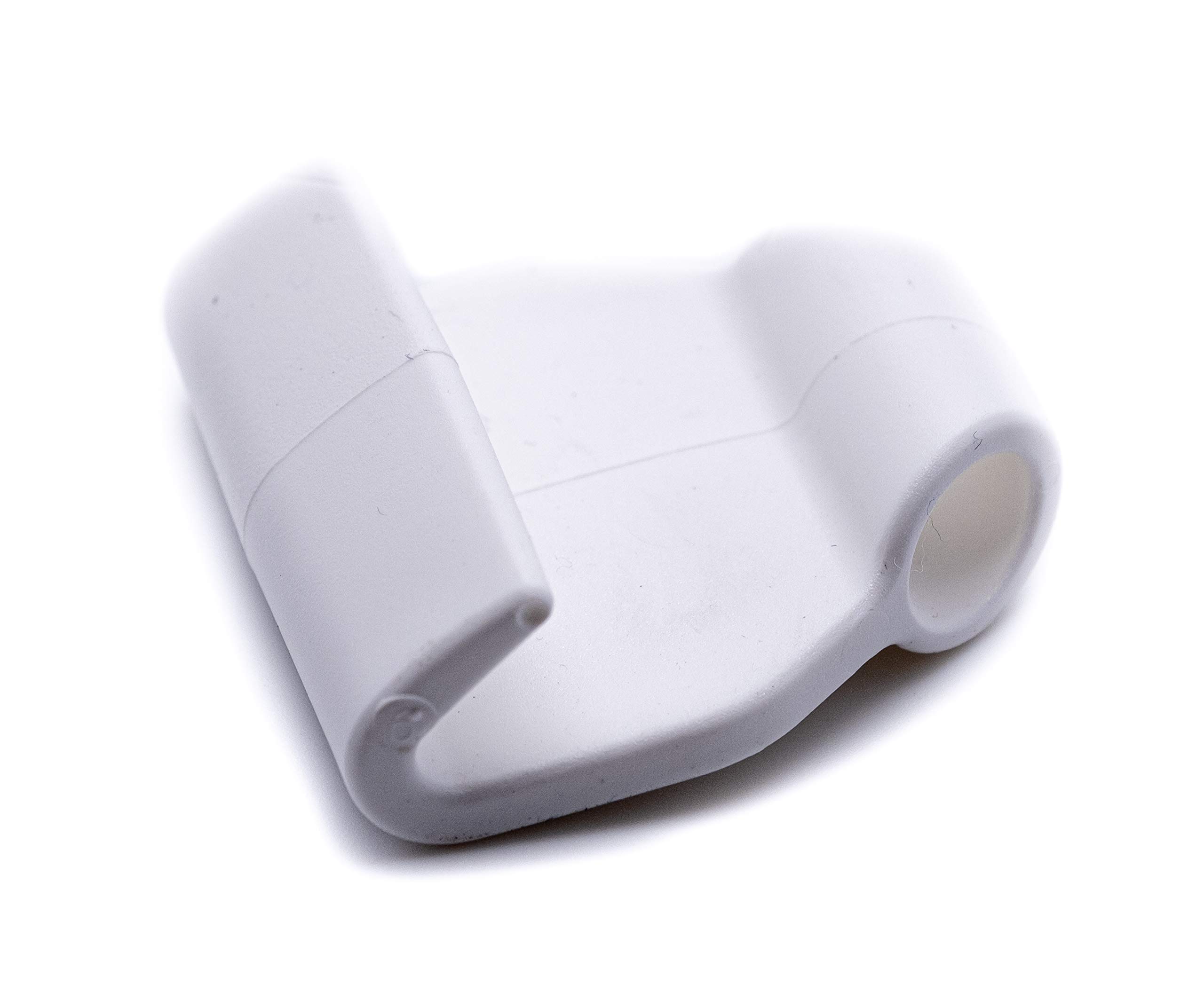 J Clarke Marine Pack of 10 - Rib hooks for bungee cord to hold down covers (White)