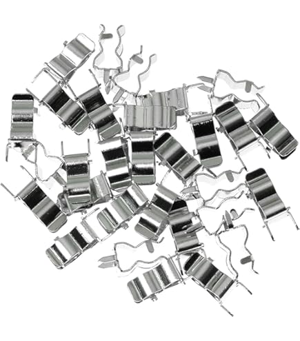 100pcs Fuse Clips 5x20mm Glass Ceramic Tube Holder Clamps With Fuse