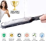 Antonki 2 in 1 Foot File Double Sided Metal Callus Remover Rasp Pedicure Tool view 3