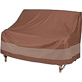 DUCKCOVERS ULV623835 Ultimate Patio Loveseat Cover, 62 "W x 38" D x 35" H, Mocha Cappuccino, Patio Furniture Covers