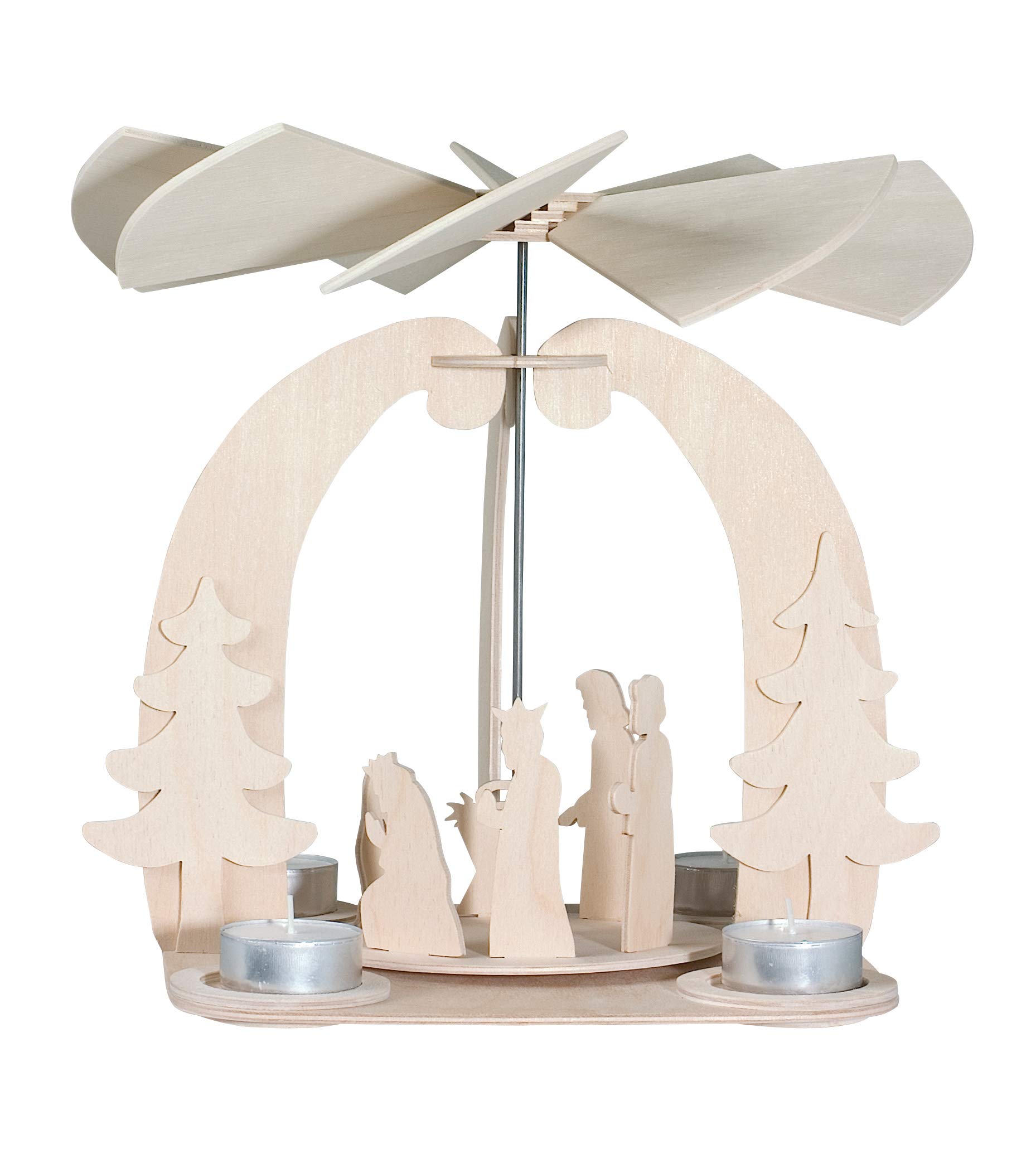 Pebaro 846–Christmas Pyramid Wooden modelling kit