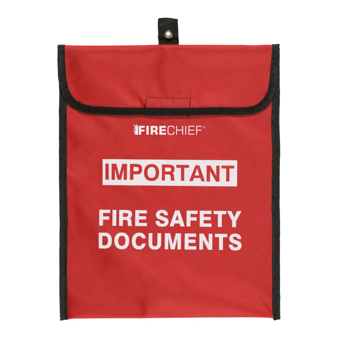 Firechief HSDA4 Soft Pack Document Holder, A4, Red