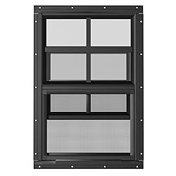 WRISIN 2 Pack Shed Windows 24" W x 36" H Flush