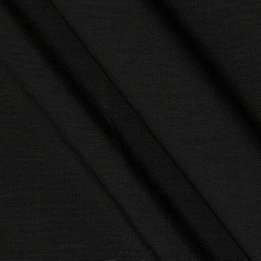 Carr Textile 2 Ply Taslan Black Fabric By The Yard