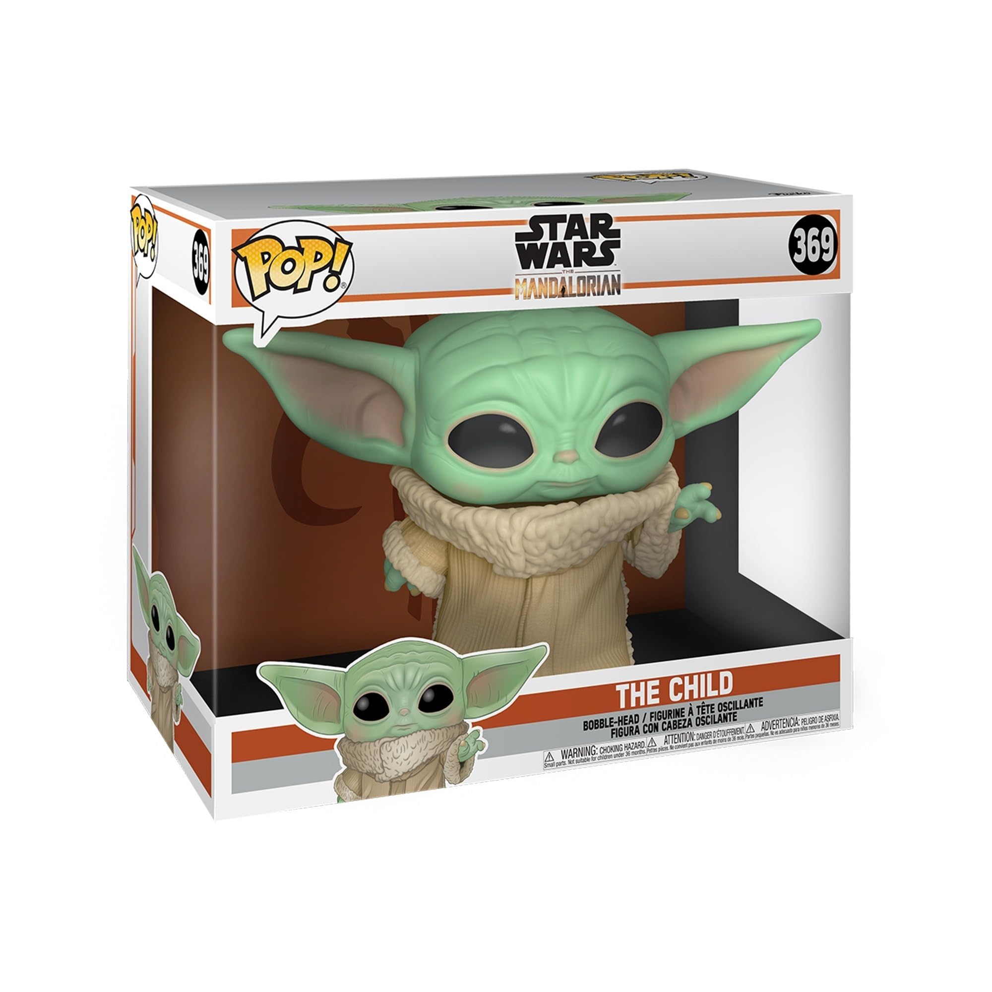 Funko Pop! Star Wars: The Mandalorian Toy, The Child Grogu, 10