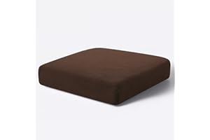 Hokway Couch Cushion Covers Stretch Cushion Covers Sofa Seat Cushion Slipcover Cushion Protector(Chocolate, Small)