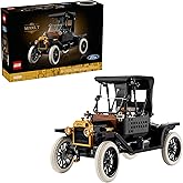 LEGO Icons Ford Model T Building Set for Adults - Collectible Kit with Detailed Features for Bedroom, Home Office, or Shelf D