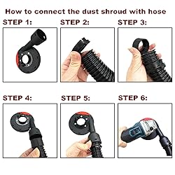 Angle Grinder Dust Shroud with Convenient Snap-On