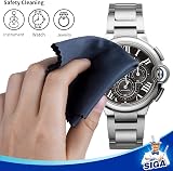 MR.SIGA Premium Microfiber Cloths 12 Pack 6x7 Navy Gray for Lenses Screens view 5