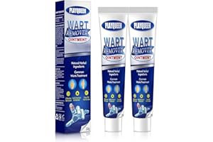 PLAYQUEEN Skin Tag Remover, Wart Remover, Fast Action Wart Gel Maximum Strength Cream with Salicylic Acid - 2 Pack Fast-Acting Wart Cream Freeze Off Designed for Warts.(Bule)-2 Pack YRZ