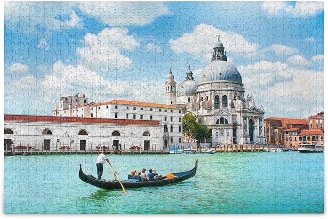 Amazon ジグソーパズル おしゃれ インテリア 500ピース 木製 ベニス イタリア 海外風景 面白い おもしろい パズル 男の子 女の子 人気 おとな向け 大人 難しい むずかしい レディーズ メンズ こども 子供 木製パズル おもちゃ