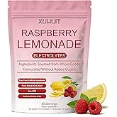 Raspberry Lemonade Electrolytes Powder with Coconut Water & Essential Minerals | Sugar-Free Hydration Support for Rapid Replenishment | Keto, Travel & Daily Wellness | 30 Servings, 540g
