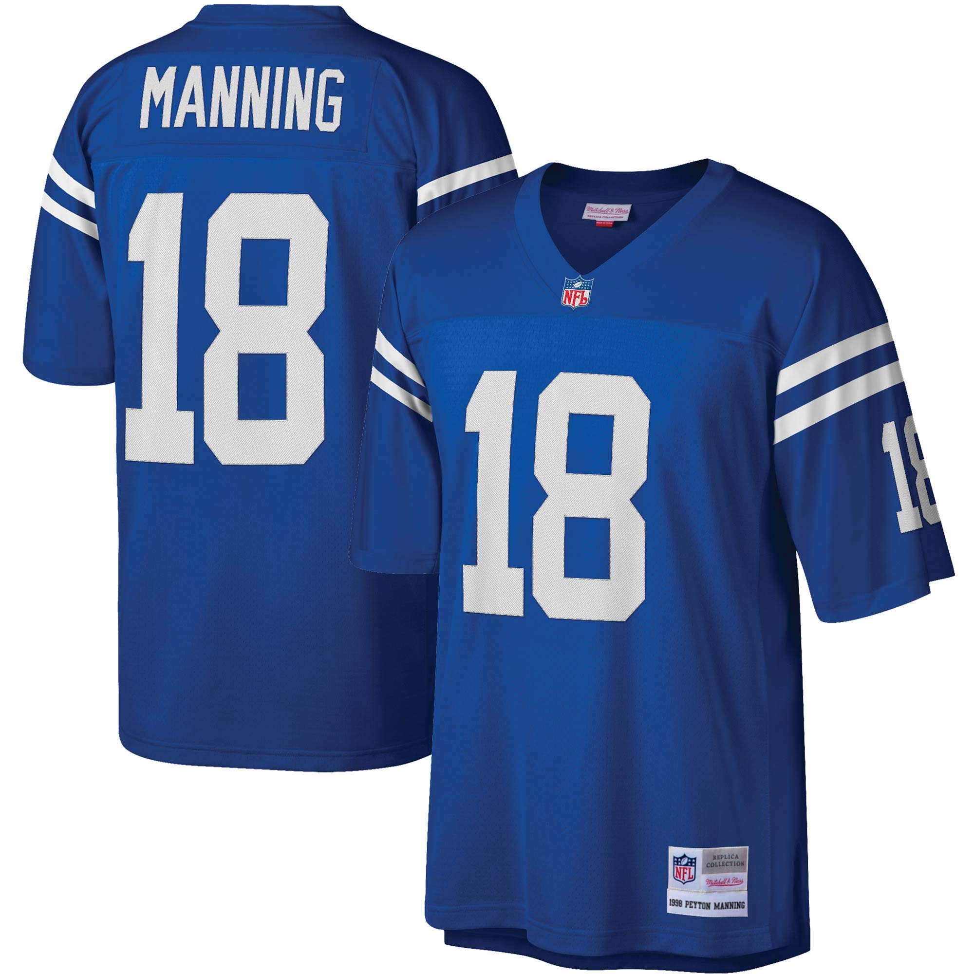 Mitchell&Ness Colts 98 Peyton Manning Shirt Royal M