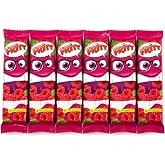 German Fritt Soft Chewy Fruit Candy Bars with Vitamin C Tangy Lemon Flavored European Fruit Chews 6 Individually Wrapped Candy Snacks (Smart Raspberry)