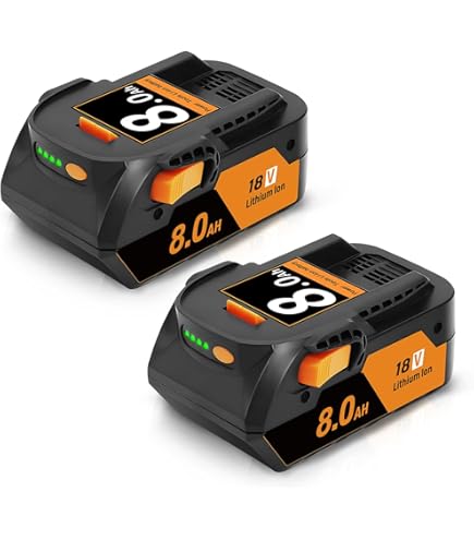 18V 8000mAh Hyper Lithium Battery For Ridgid 18V Tools - Replaces R840087, R840085