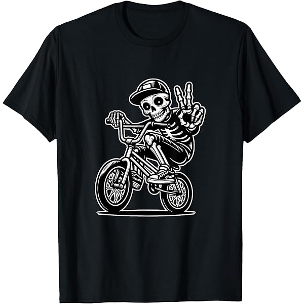 Amazon.com: BMX T-Shirt Cycling Bike Stunt Cool Design Retro