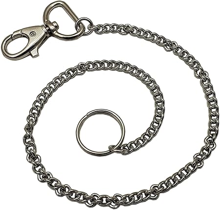 Portachiavi con catena e moschettone Portachiavi con catena e moschettone