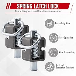 SPARKWHIZ Spring Latch Lock, Weld-On Spring Latch