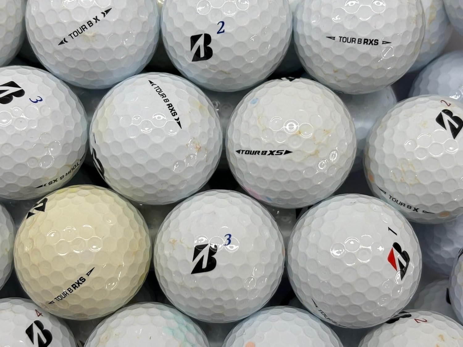 pro lake balls 24 Bridgestone Tour BRXS BRX BX BXS Grade B Golf Lake Balls (used not new)