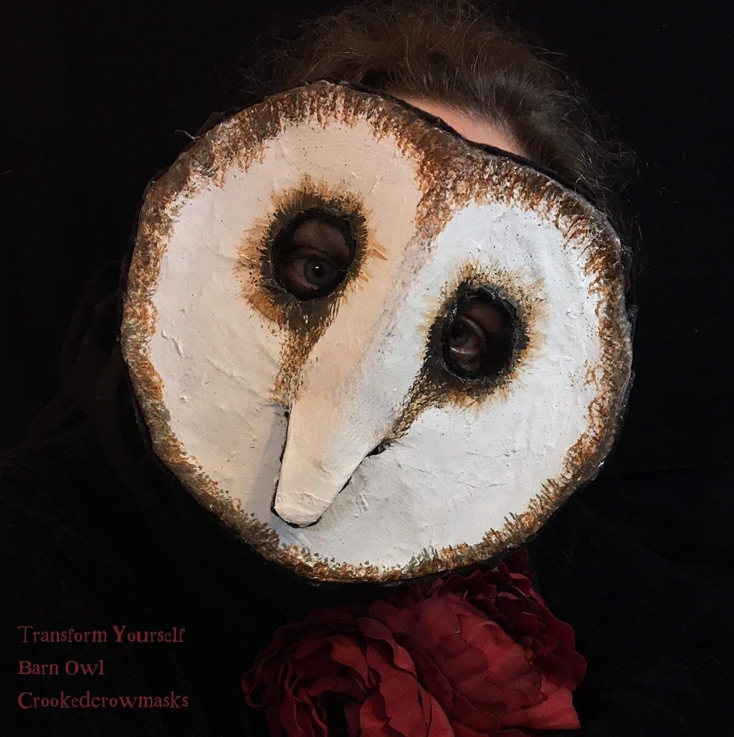 Amazon Com Barn Owl Masquerade Masks Paper Mache Owl Mask Props