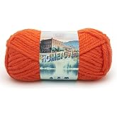 Lion Brand Yarn Hometown Yarn, Super-Bulky Yarn for Knitting, Crocheting, and Crafting, 1 Pack, Syracuse Orange