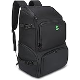 SAVIOUR DJ Accessories Transport Pack - Large Gear Bag for Solo Musicians, DJ Equipment, Mic Stands, and Cables - Durable Gig Backpack