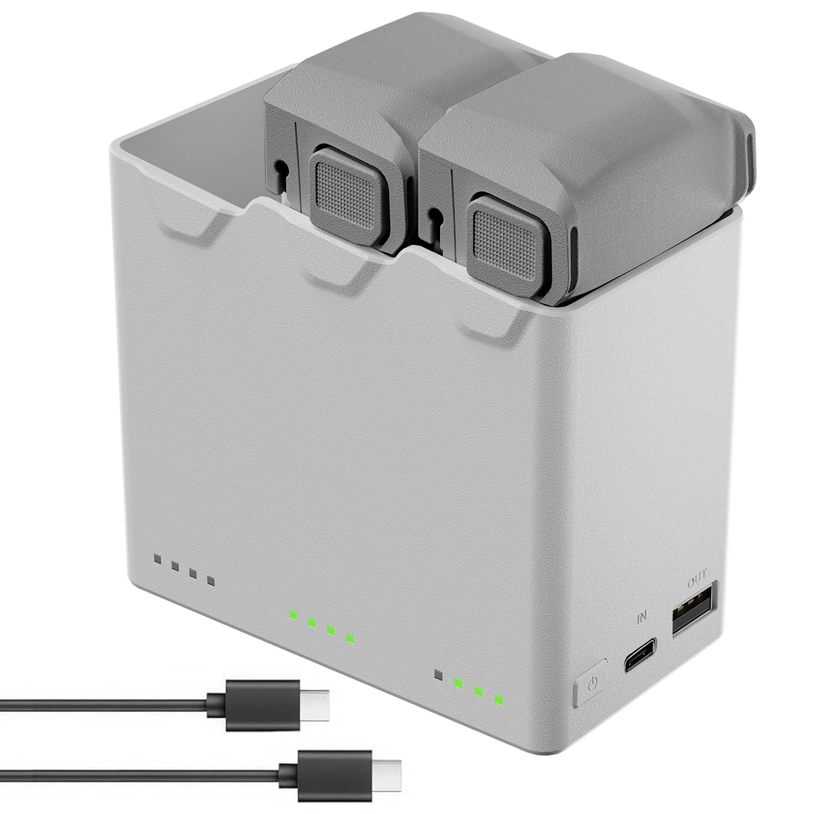 Photo 1 of YATEOO Intelligent Flight Battery Plus(2-Pack) with Bi-Directional Charging Hub for DJI Mini 5 Pro 5000 mAh 47 Mins Flight Time Upgrade 2026 (2 Batteries with Charger)