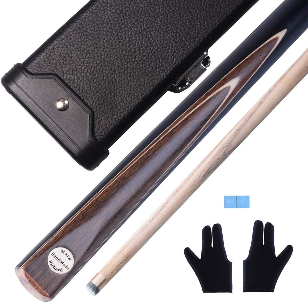 Mark Richard 1/2 Pieces 57 Inches Professional Handmade Snooker Cue Package