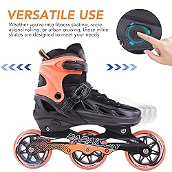PAPAISON Adult Inline Skates for Men Women with 3
