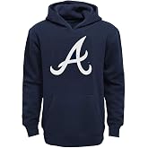 Outerstuff MLB Kids Youth 4-20 Official Primary Logo Fleece Lined Pullover Hoodie Sweatshirt