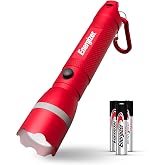 Energizer R-300 LED Flashlight, Water Resistant Flash Light, Red Flashlight | Battery flashlight, Emergency safety light, durable emergency light for hurricane preparedness, batteries included, IPX4