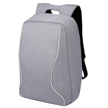 MANTRA Polyester Grey Laptop Backpack