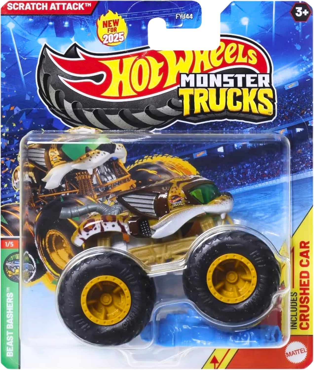 Hot Wheels Monster Trucks - (Scratch Attack JDP68)