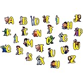 Toy Stry Alphabet A–Z Wall Sticker for Room – ABC Letter Stickers with Cartoon Characters – Themed Wall Decals – Alphabet Decoration for Bedroom, Wall Decor