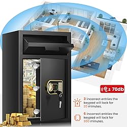 5.8 cu ft Large Fireproof Drop Safe Box for