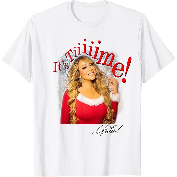 Mariah Carey Unisex's Standard Official Christmas Time Tour Merch